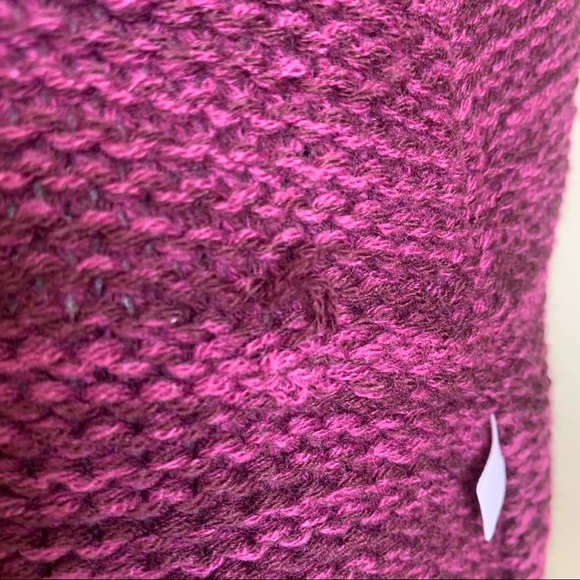 Pink Cardigan Knit 3/4 Sleeve Cardigan Fuchsia Sz M - Picture 7 of 16